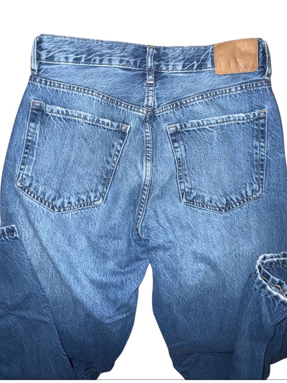 Aeropostale Light Blue 90s Baggy Ripped Jeans - Picture 4 of 8